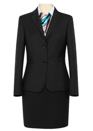 商務女工裝西服黑色毛滌TMXFNY5009 商務女工裝西服黑色毛滌TMXFNY5009