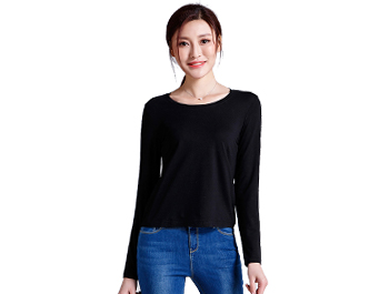新款女圓領T恤衫長袖TMYSTX1002 新款女圓領T恤衫長袖TMYSTX1002