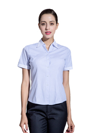 女短袖V領(lǐng)襯衣TWD6001 女短袖V領(lǐng)襯衣TWD6001